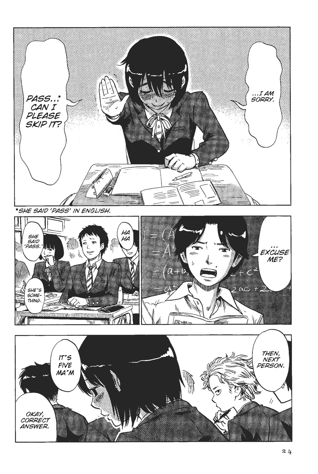 Shino-chan wa Jibun no Namae ga Ienai Chapter 2 page 4 - Chapter 2: Do Your Best...Let's Do Our Best...I'll Try My Best