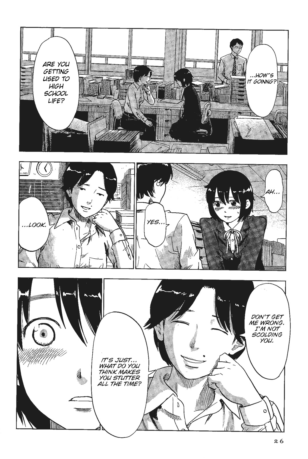 Shino-chan wa Jibun no Namae ga Ienai Chapter 2 page 6 - Chapter 2: Do Your Best...Let's Do Our Best...I'll Try My Best