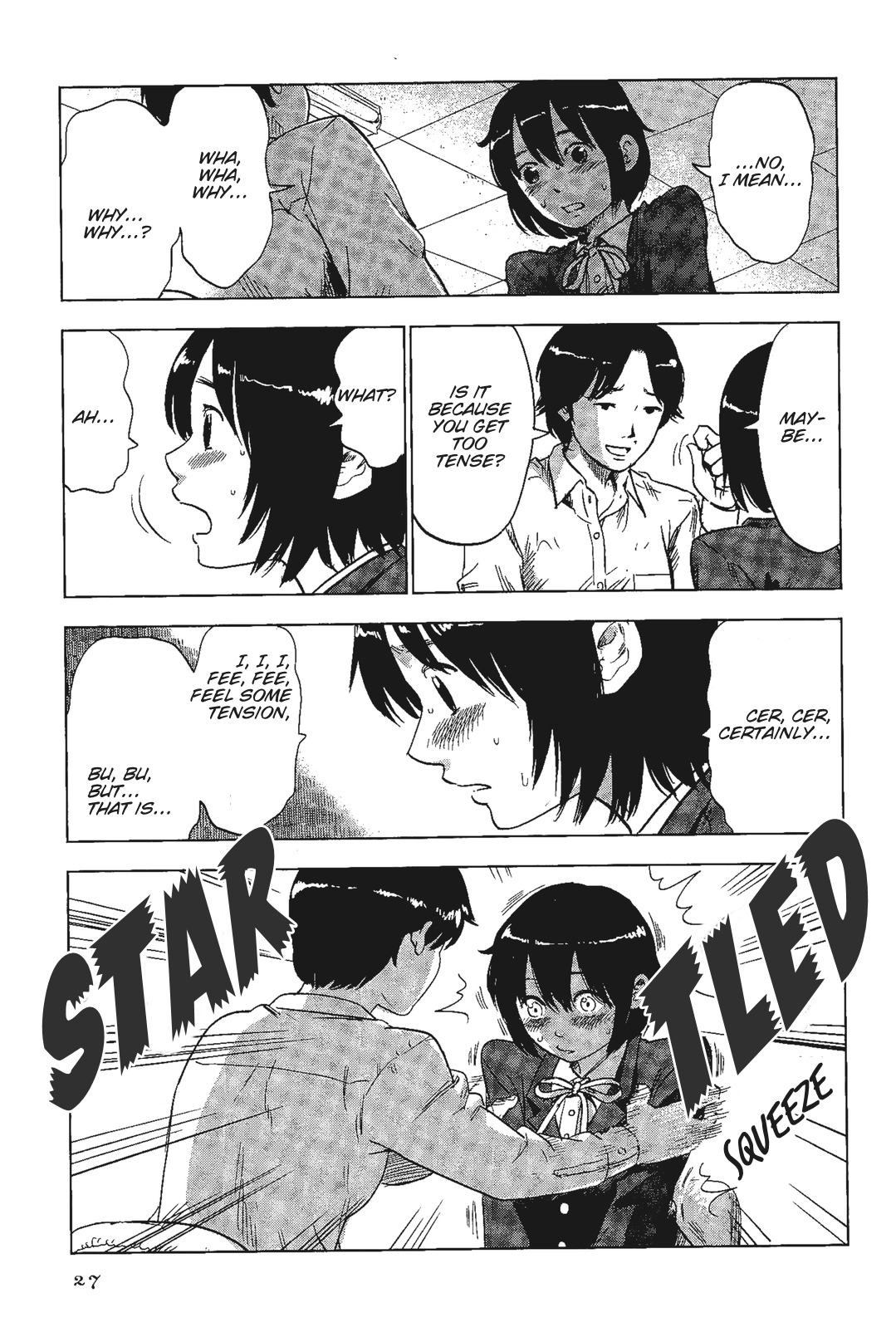 Shino-chan wa Jibun no Namae ga Ienai Chapter 2 page 7 - Chapter 2: Do Your Best...Let's Do Our Best...I'll Try My Best