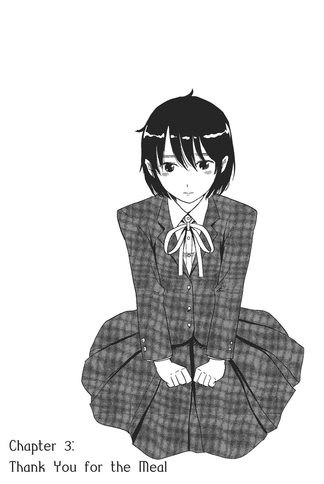 Shino-chan wa Jibun no Namae ga Ienai Chapter 3 page 1 - Chapter 3: Thank You for the Meal
