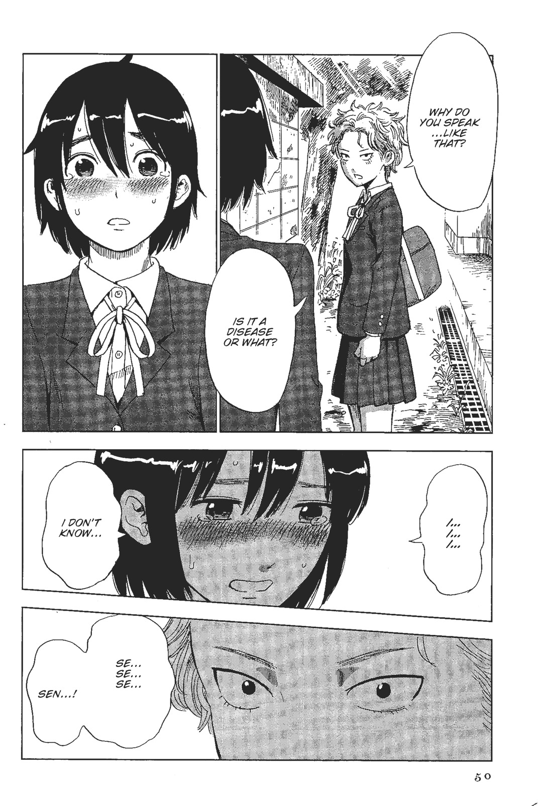 Shino-chan wa Jibun no Namae ga Ienai Chapter 3 page 12 - Chapter 3: Thank You for the Meal