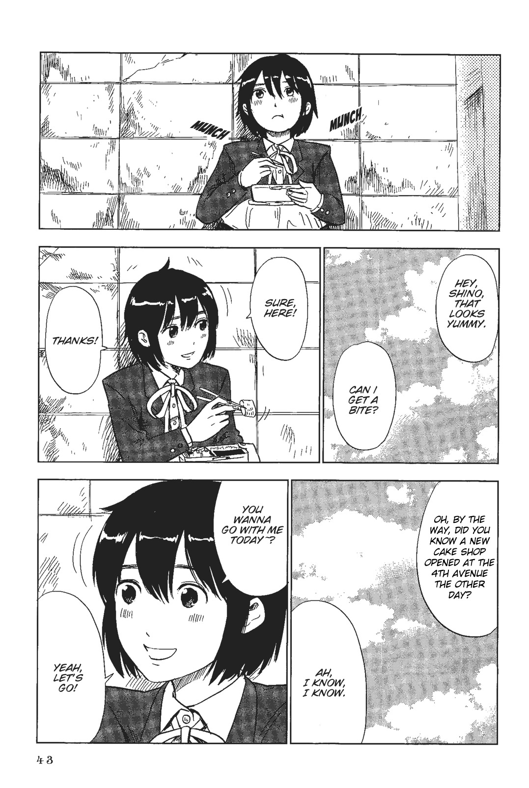 Shino-chan wa Jibun no Namae ga Ienai Chapter 3 page 5 - Chapter 3: Thank You for the Meal