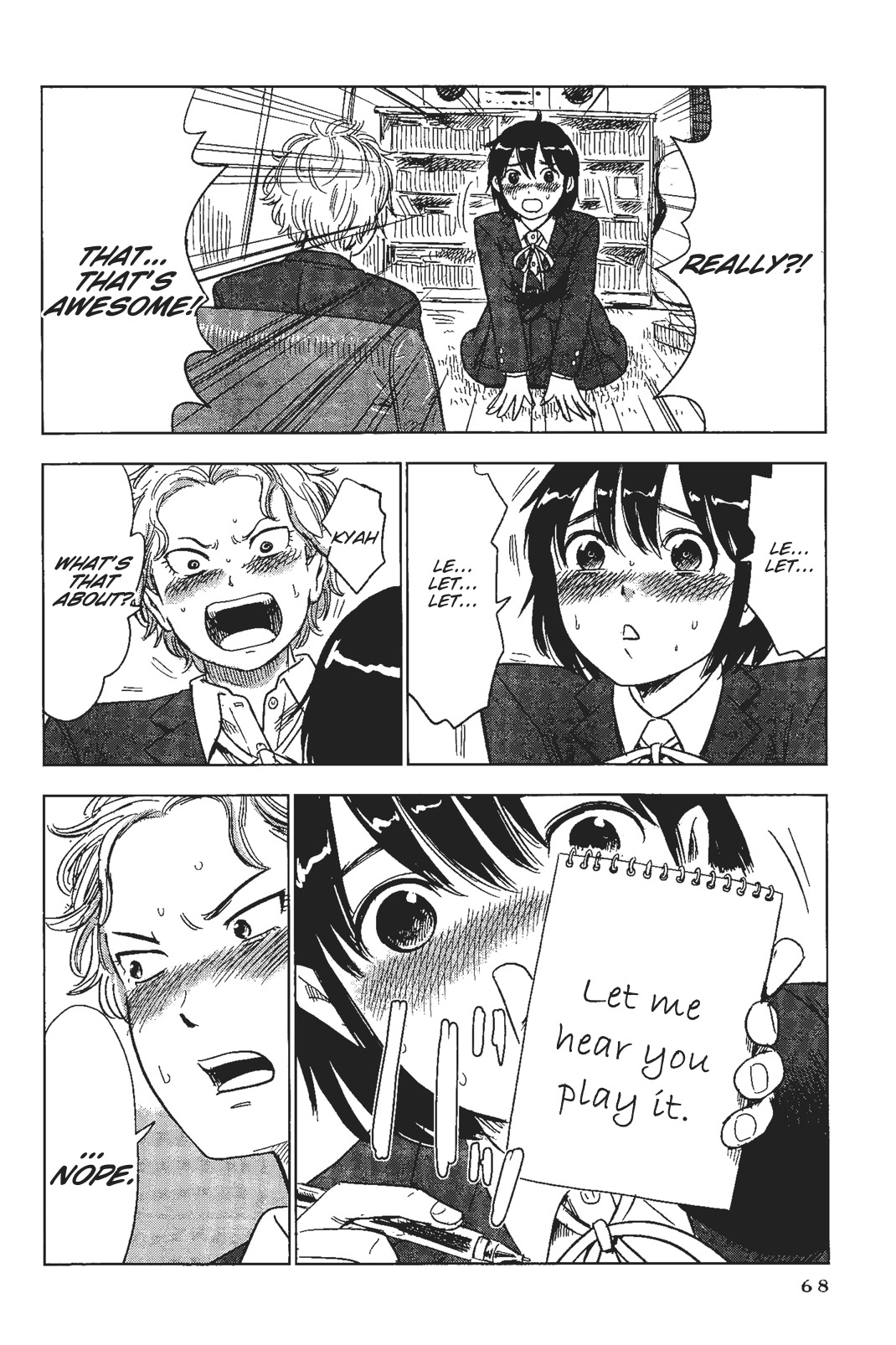 Shino-chan wa Jibun no Namae ga Ienai Chapter 4 page 12 - Chapter 4: Let Me Hear