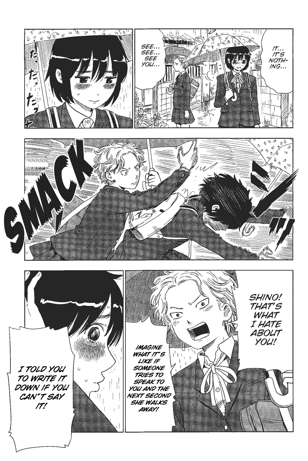 Shino-chan wa Jibun no Namae ga Ienai Chapter 4 page 5 - Chapter 4: Let Me Hear
