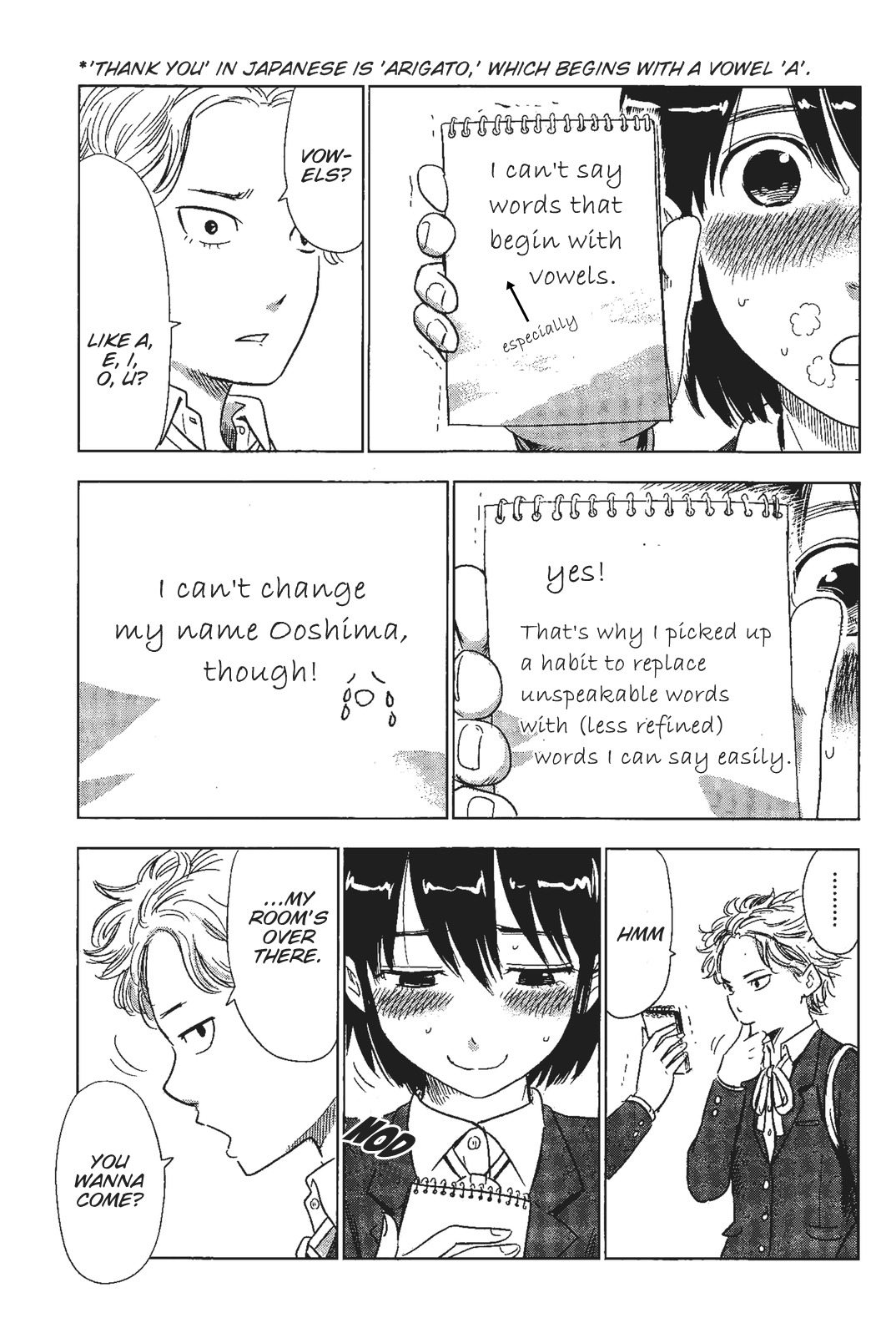 Shino-chan wa Jibun no Namae ga Ienai Chapter 4 page 9 - Chapter 4: Let Me Hear