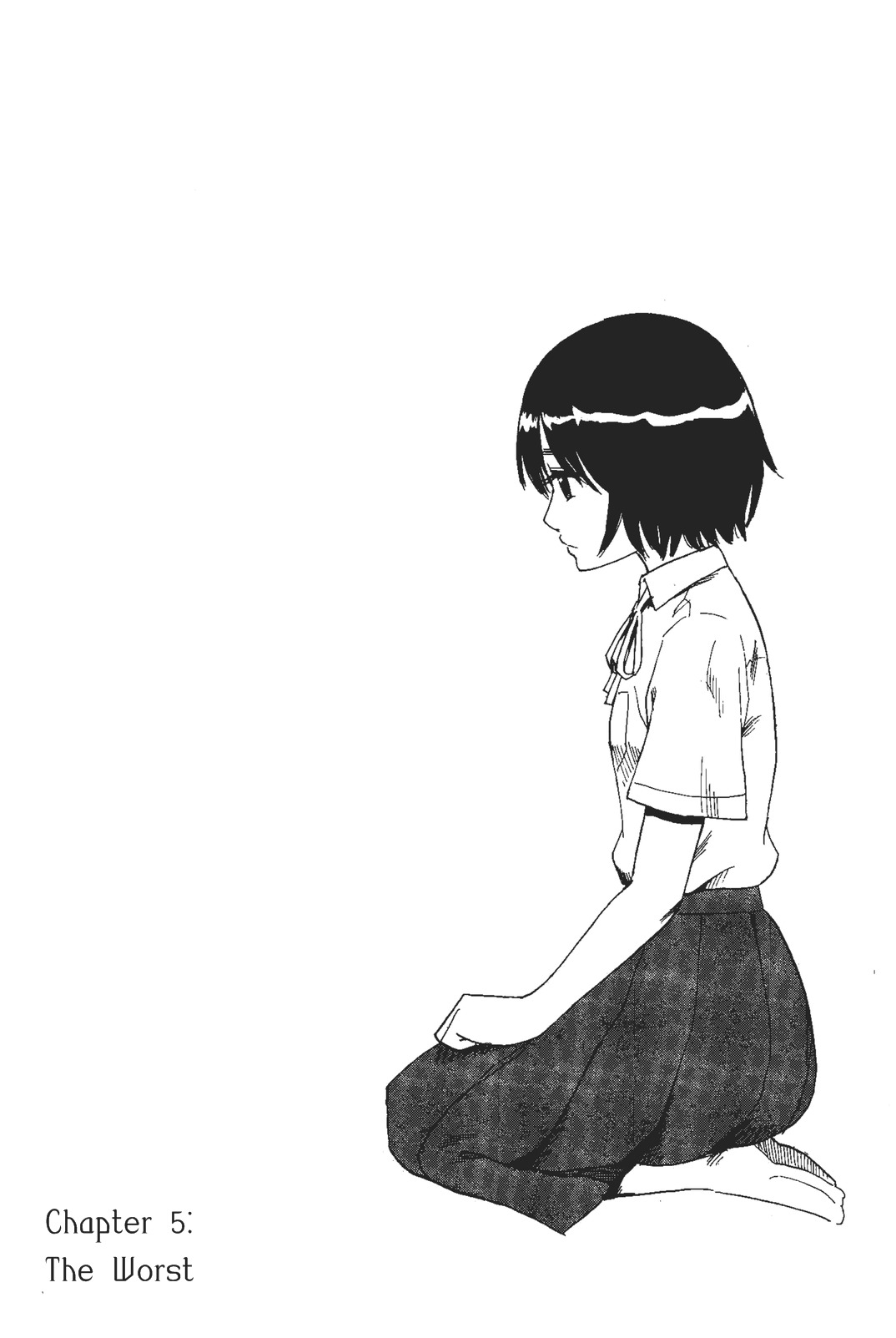 Shino-chan wa Jibun no Namae ga Ienai Chapter 5 page 1 - Chapter 5: The Worst
