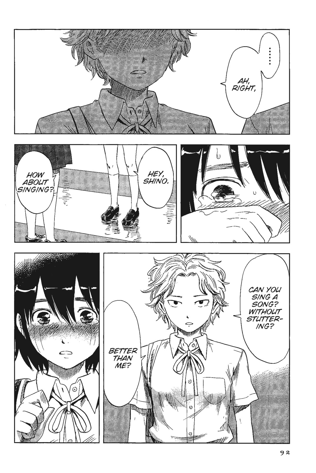 Shino-chan wa Jibun no Namae ga Ienai Chapter 5 page 16 - Chapter 5: The Worst