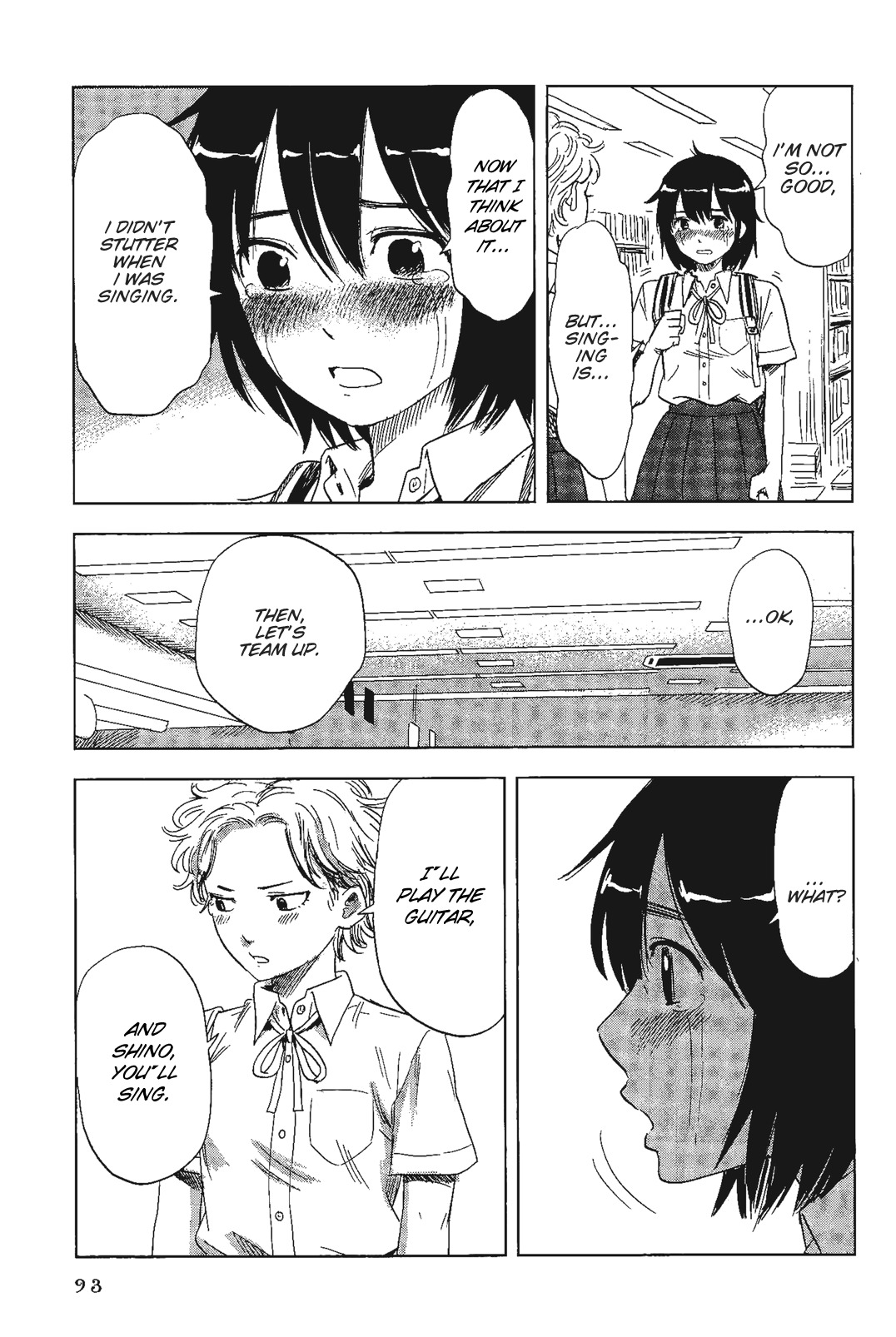 Shino-chan wa Jibun no Namae ga Ienai Chapter 5 page 17 - Chapter 5: The Worst