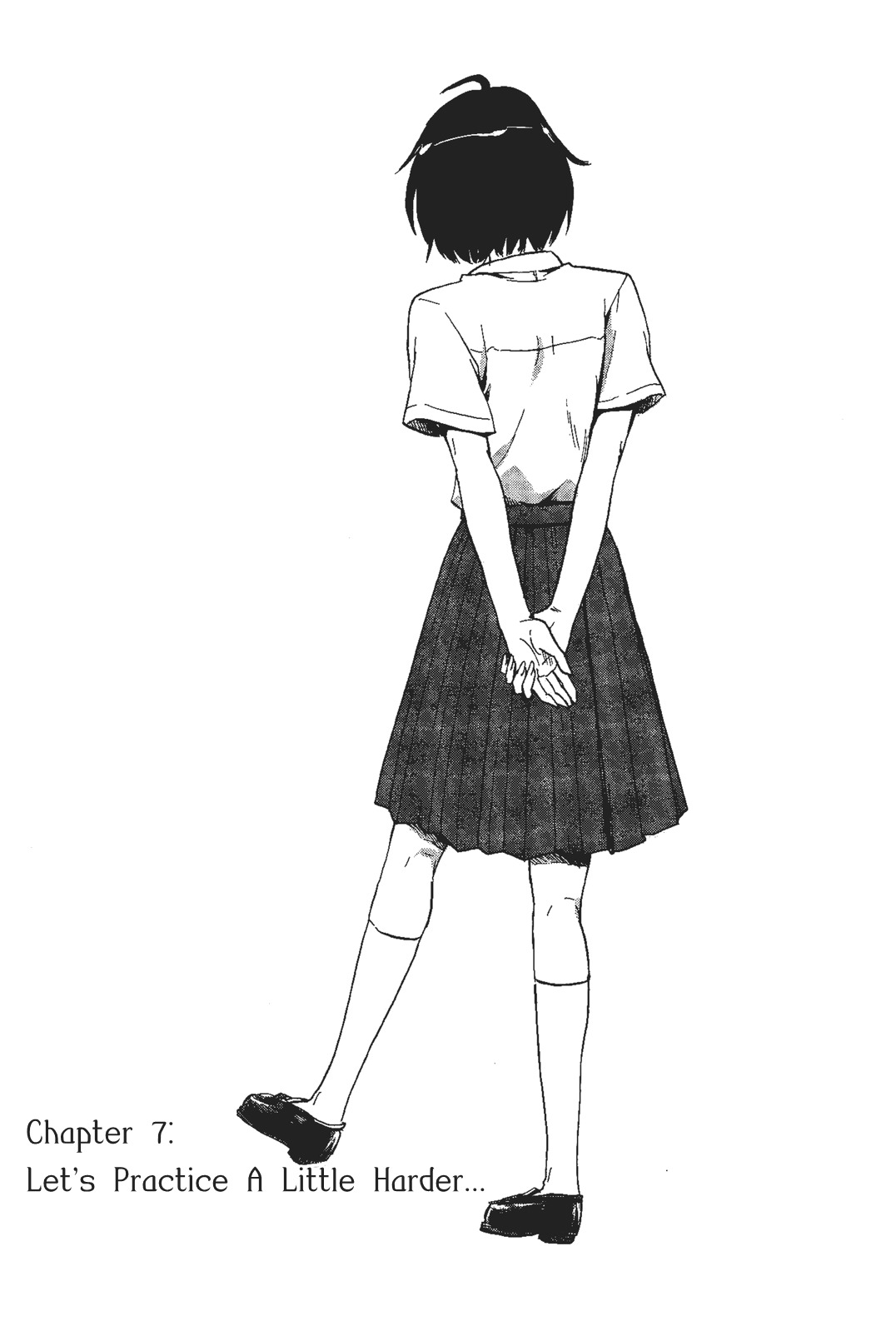 Shino-chan wa Jibun no Namae ga Ienai Chapter 7 page 1 - Chapter 7: Let's Practice A Little Harder