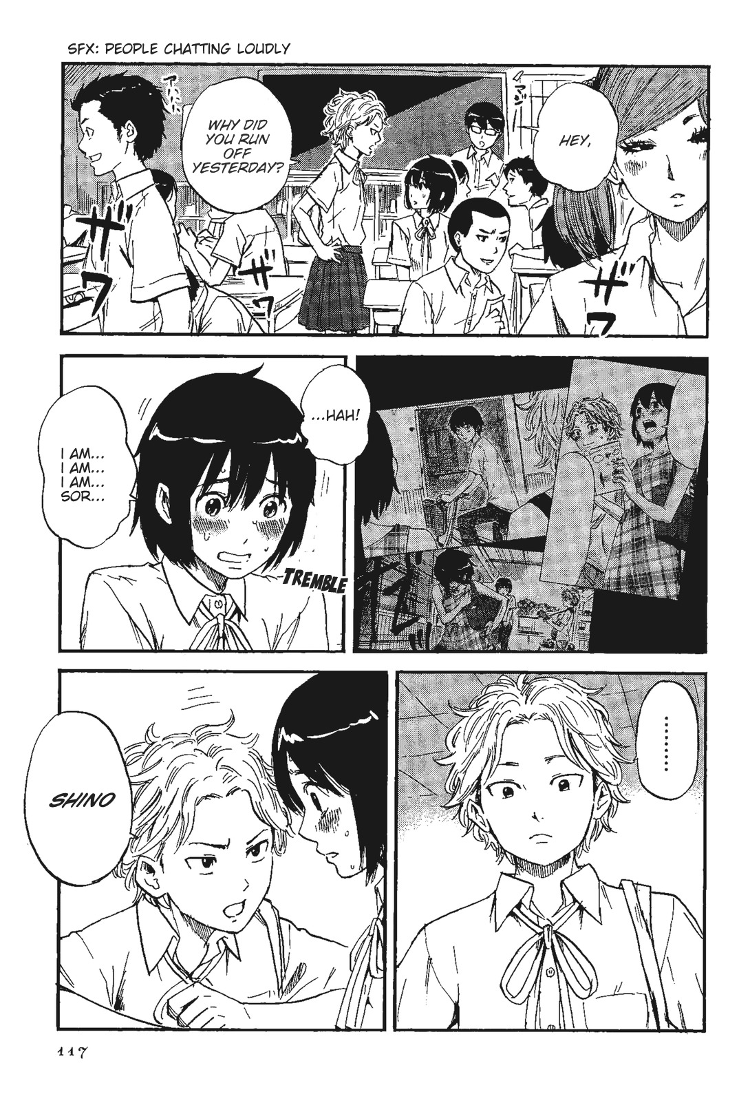Shino-chan wa Jibun no Namae ga Ienai Chapter 7 page 3 - Chapter 7: Let's Practice A Little Harder