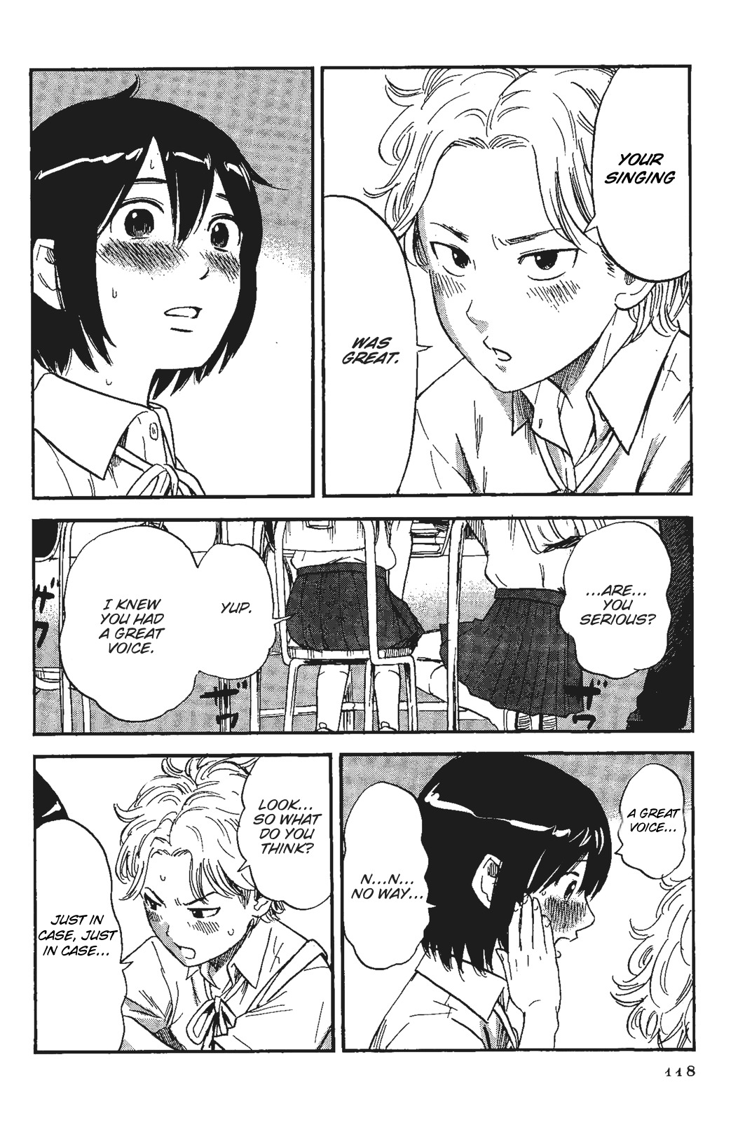 Shino-chan wa Jibun no Namae ga Ienai Chapter 7 page 4 - Chapter 7: Let's Practice A Little Harder