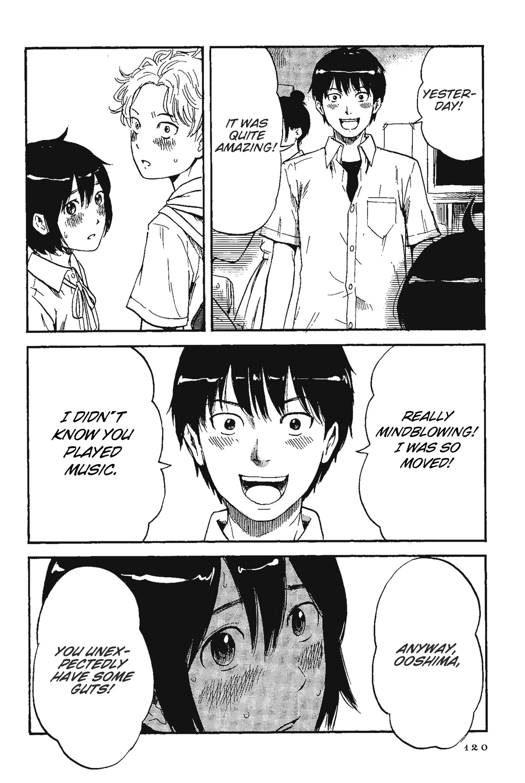 Shino-chan wa Jibun no Namae ga Ienai Chapter 7 page 6 - Chapter 7: Let's Practice A Little Harder