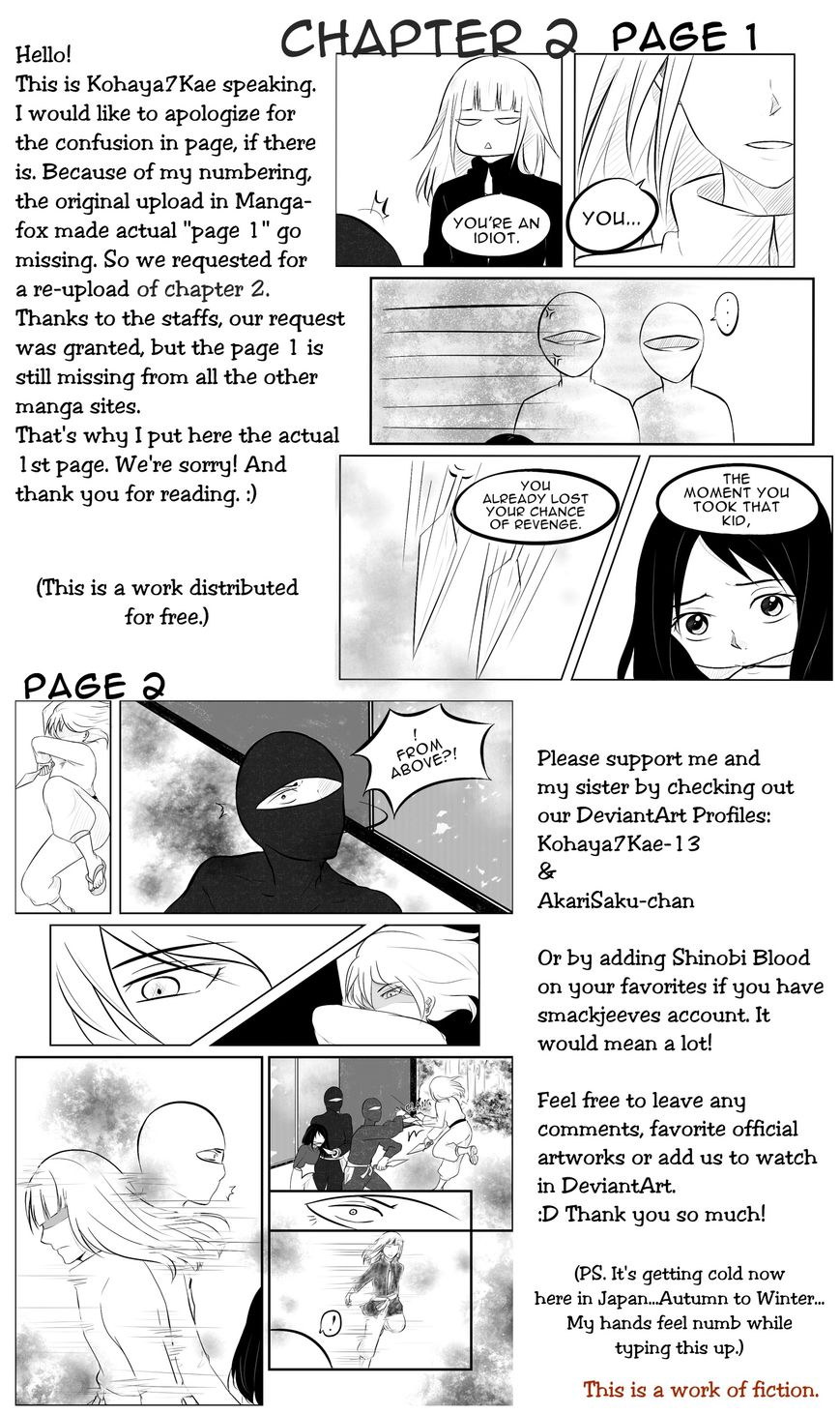 Shinobi Blood Chapter 3 page 2 - Chapter 3 : Back Then