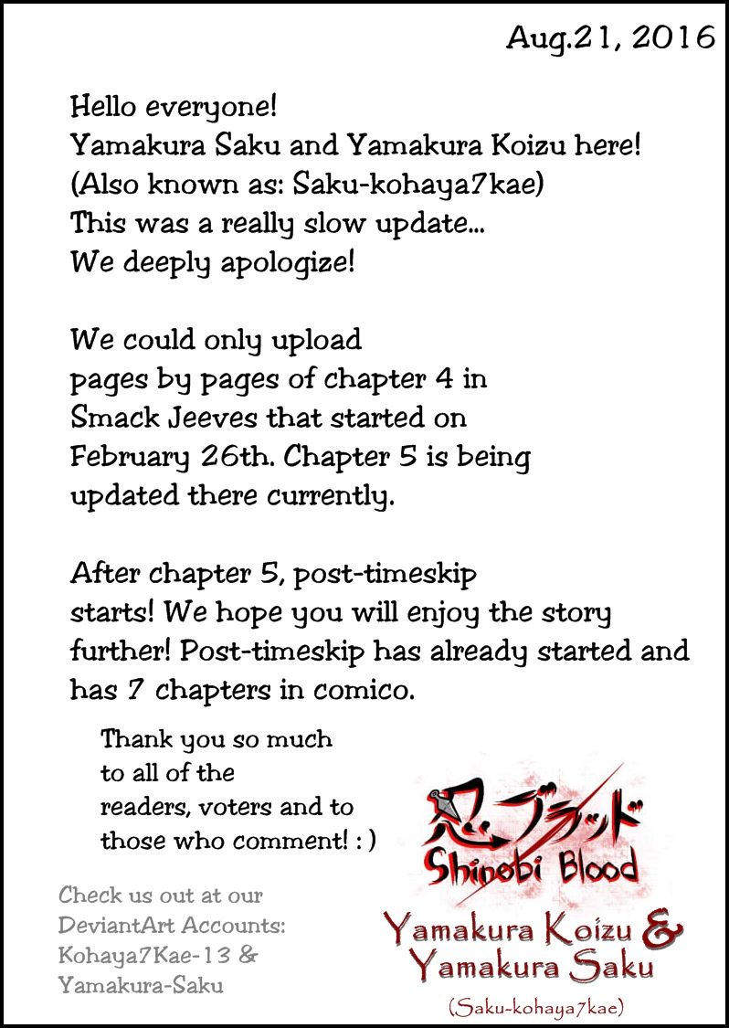 Shinobi Blood Chapter 4 page 2 - Chapter 4 : Where are You?