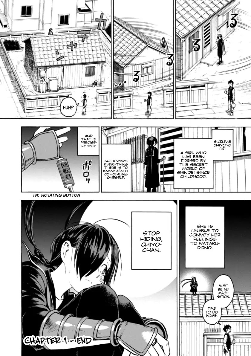 Shinobuna! Chiyo-chan Chapter 1 page 26 - Chapter 1: Chiyo-chan, the Shinobi