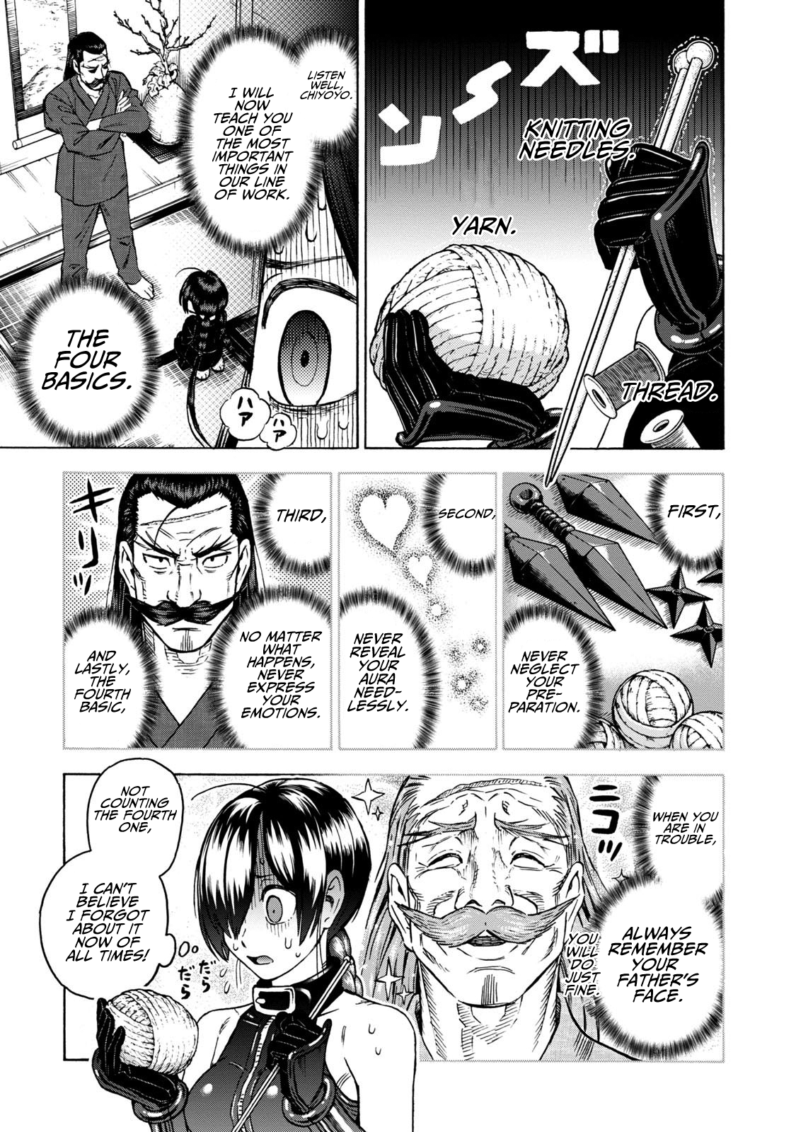 Shinobuna! Chiyo-chan Chapter 11 page 9 - Chapter 11: The Four Basics