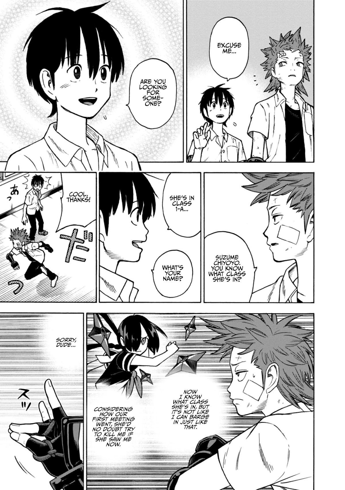 Shinobuna! Chiyo-chan Chapter 19 page 7 - Chapter 19: Inside Sarutobi Kai's Heart