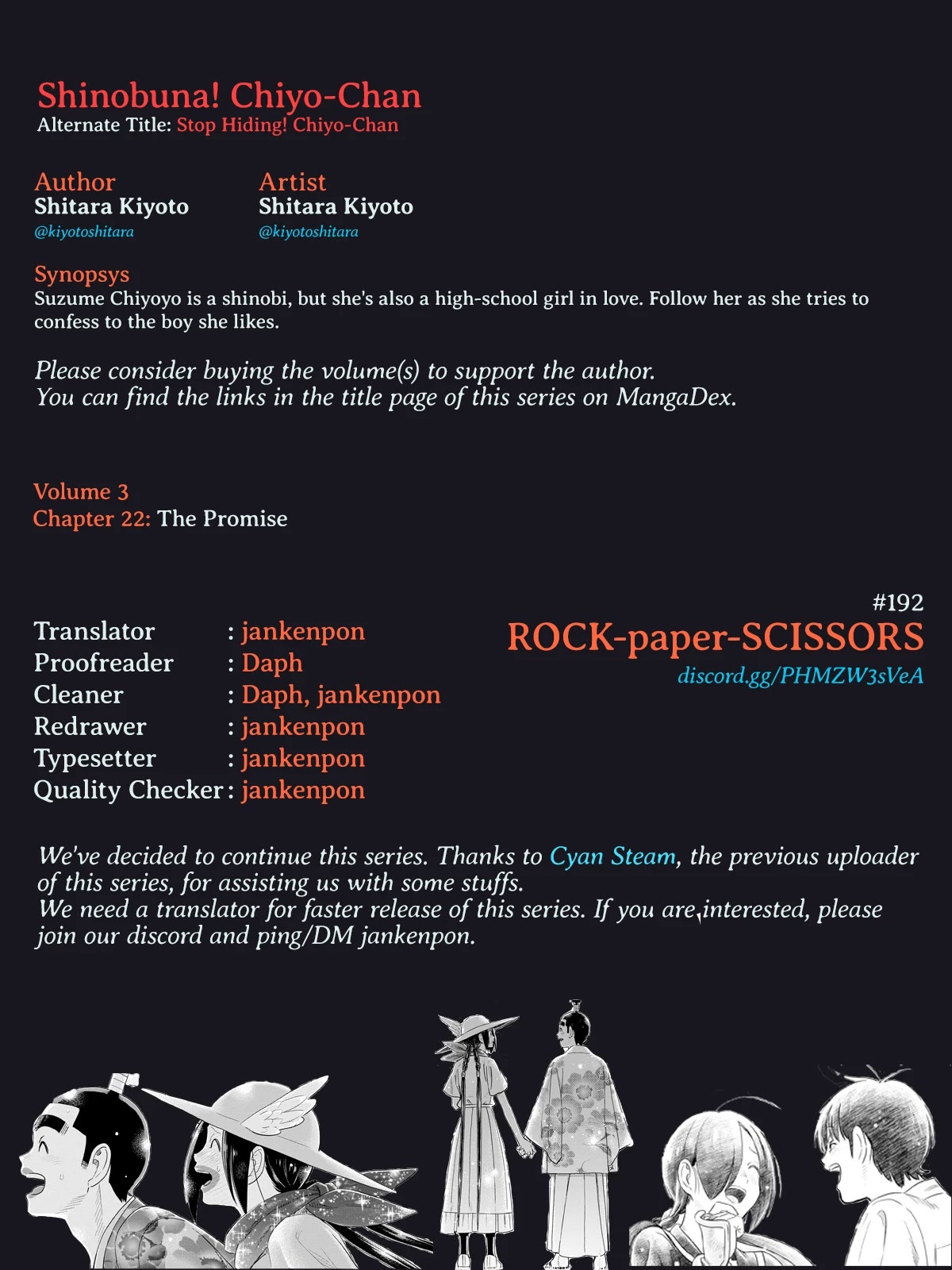 Shinobuna! Chiyo-chan Chapter 22 page 28 - Chapter 22: The Promise