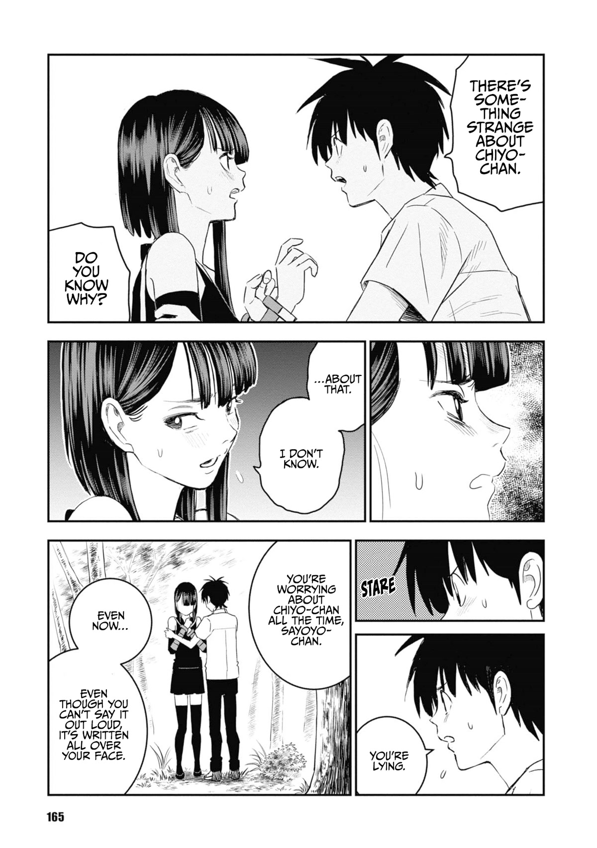 Shinobuna! Chiyo-chan Chapter 30 page 13 - Chapter 30: The Moon Is Beautiful, Isn't It?