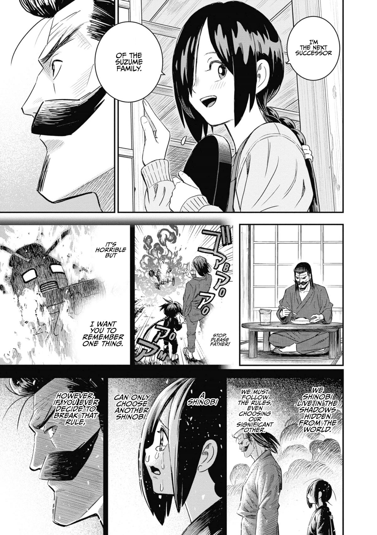 Shinobuna! Chiyo-chan Chapter 31 page 5 - Chapter 31: Bivanon Rock [END]