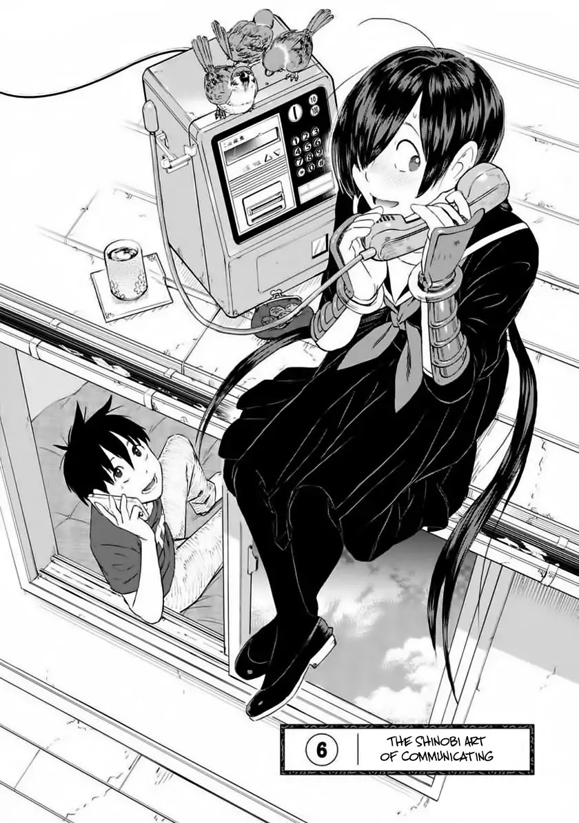 Shinobuna! Chiyo-chan Chapter 6 page 4 - Chapter 6: The Shinobi Art of Communicating