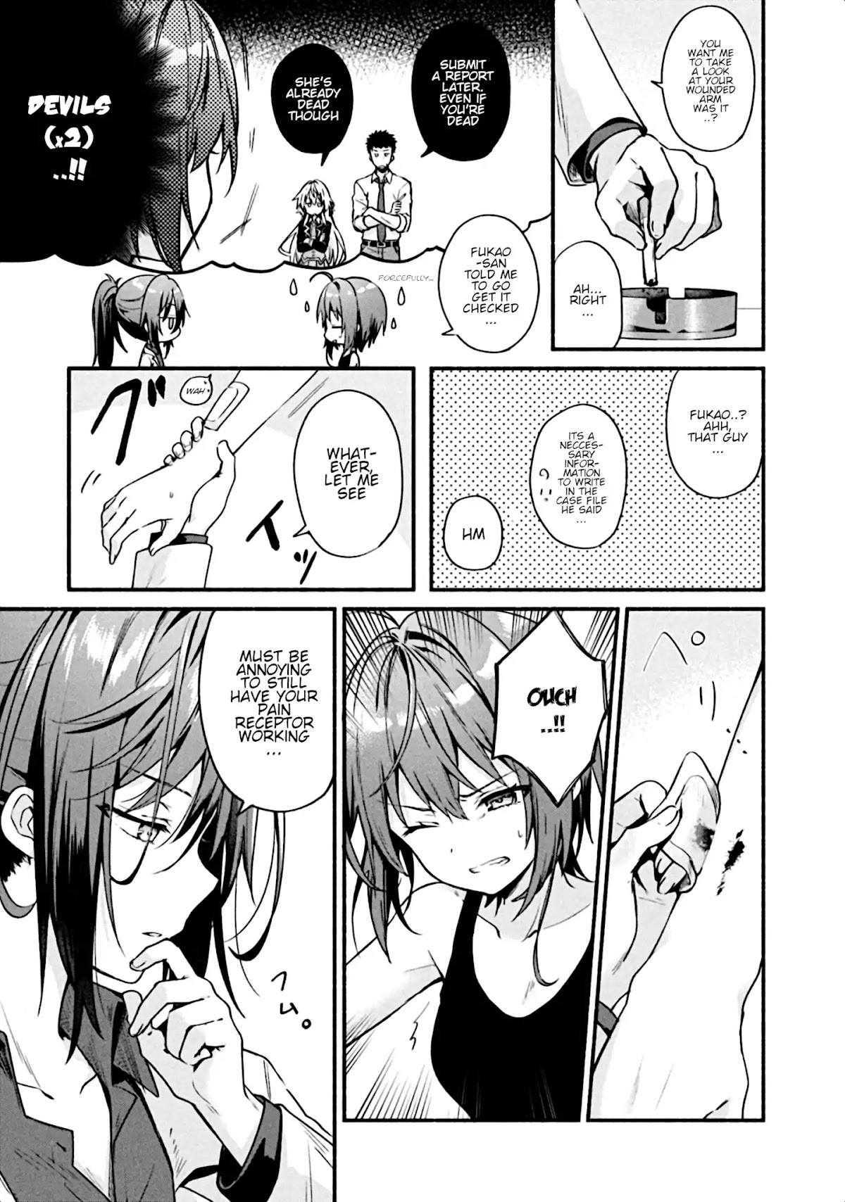 Shinomiya Kouta Still Can't Die -Border of the Dead- Chapter 2 page 8 - Chapter 2: Pretend Living