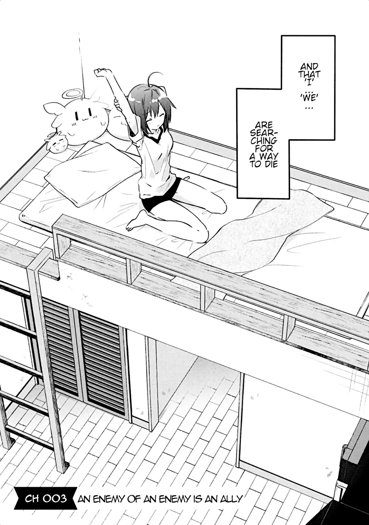 Shinomiya Kouta Still Can't Die -Border of the Dead- Chapter 3 page 4 - Chapter 3: An Enemy of An Enemy is An Ally