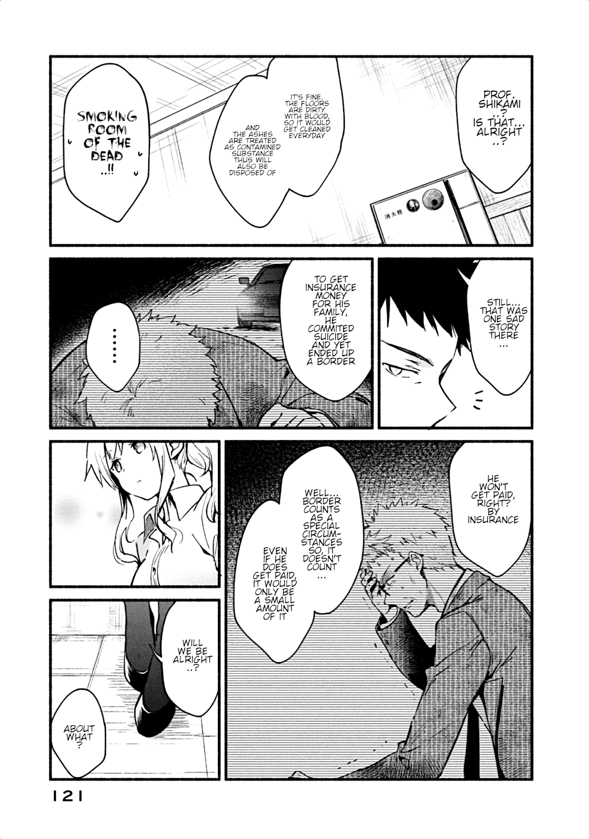 Shinomiya Kouta Still Can't Die -Border of the Dead- Chapter 4 page 6 - Chapter 4: Requesting Cooperation