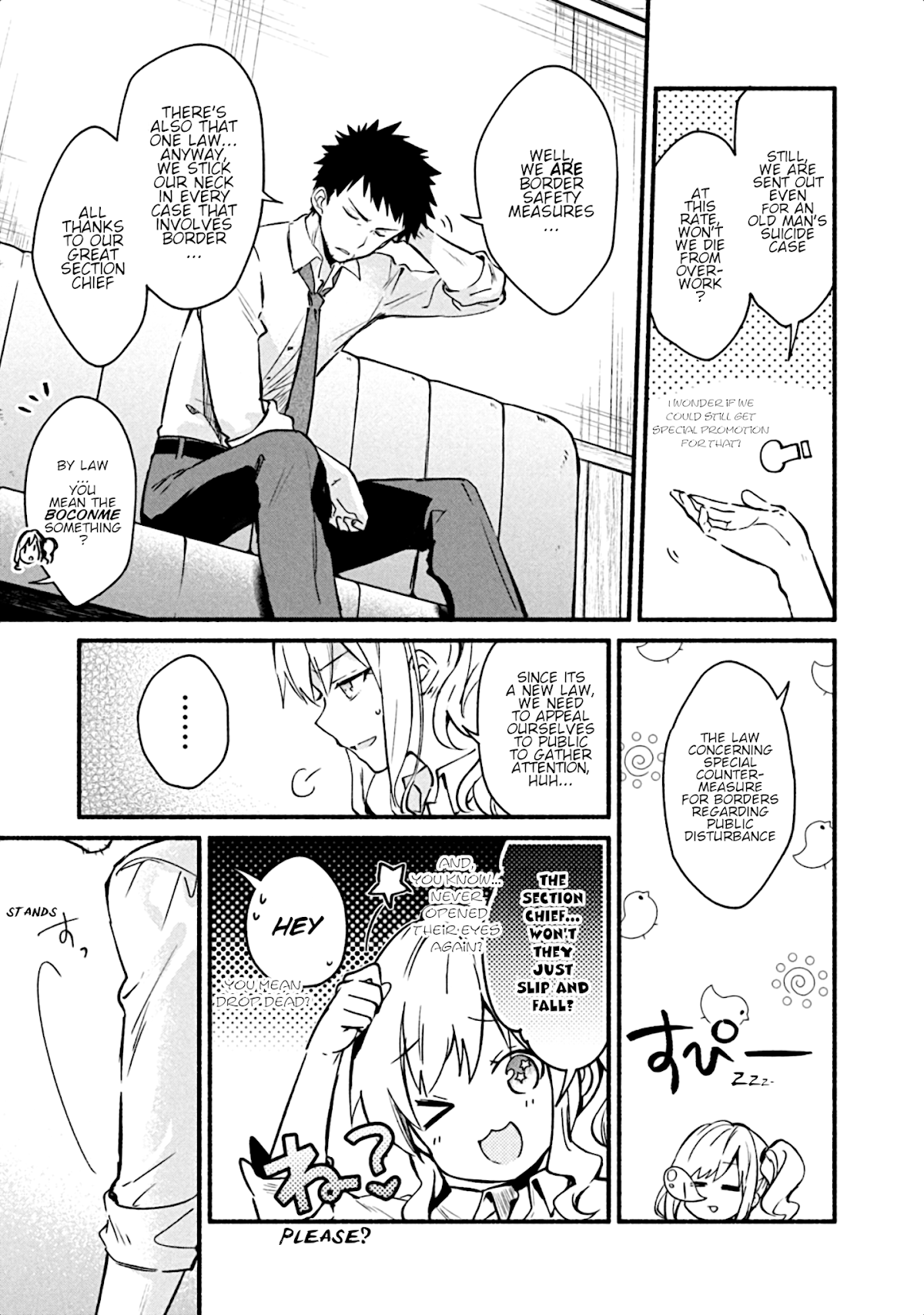 Shinomiya Kouta Still Can't Die -Border of the Dead- Chapter 4 page 8 - Chapter 4: Requesting Cooperation