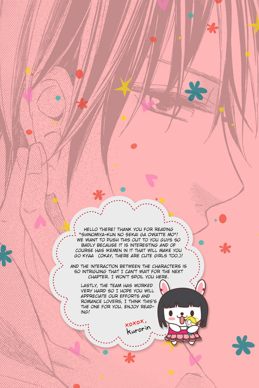 Shinomiya-kun no Sekai ga Owatte mo Chapter 1 page 5 - Chapter 1