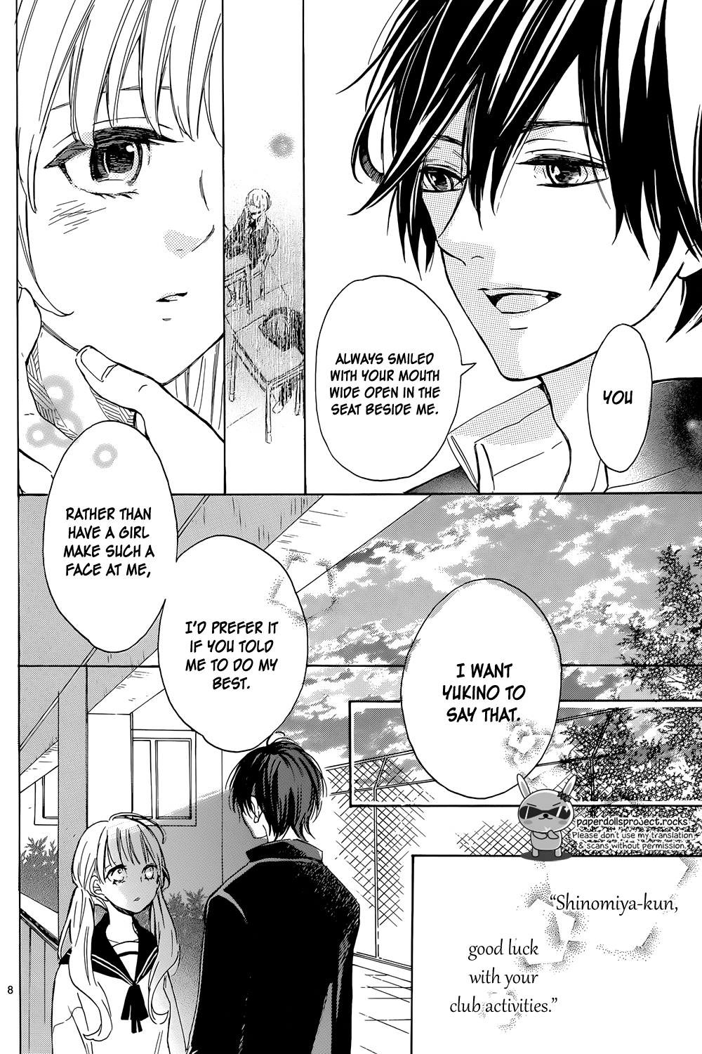Shinomiya-kun no Sekai ga Owatte mo Chapter 2.2 page 10 - Chapter 2 v2 : The dog is cute and popular?!