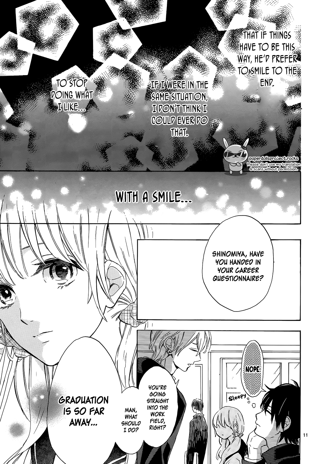 Shinomiya-kun no Sekai ga Owatte mo Chapter 2.2 page 13 - Chapter 2 v2 : The dog is cute and popular?!