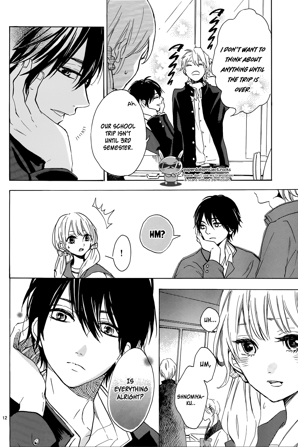 Shinomiya-kun no Sekai ga Owatte mo Chapter 2.2 page 14 - Chapter 2 v2 : The dog is cute and popular?!