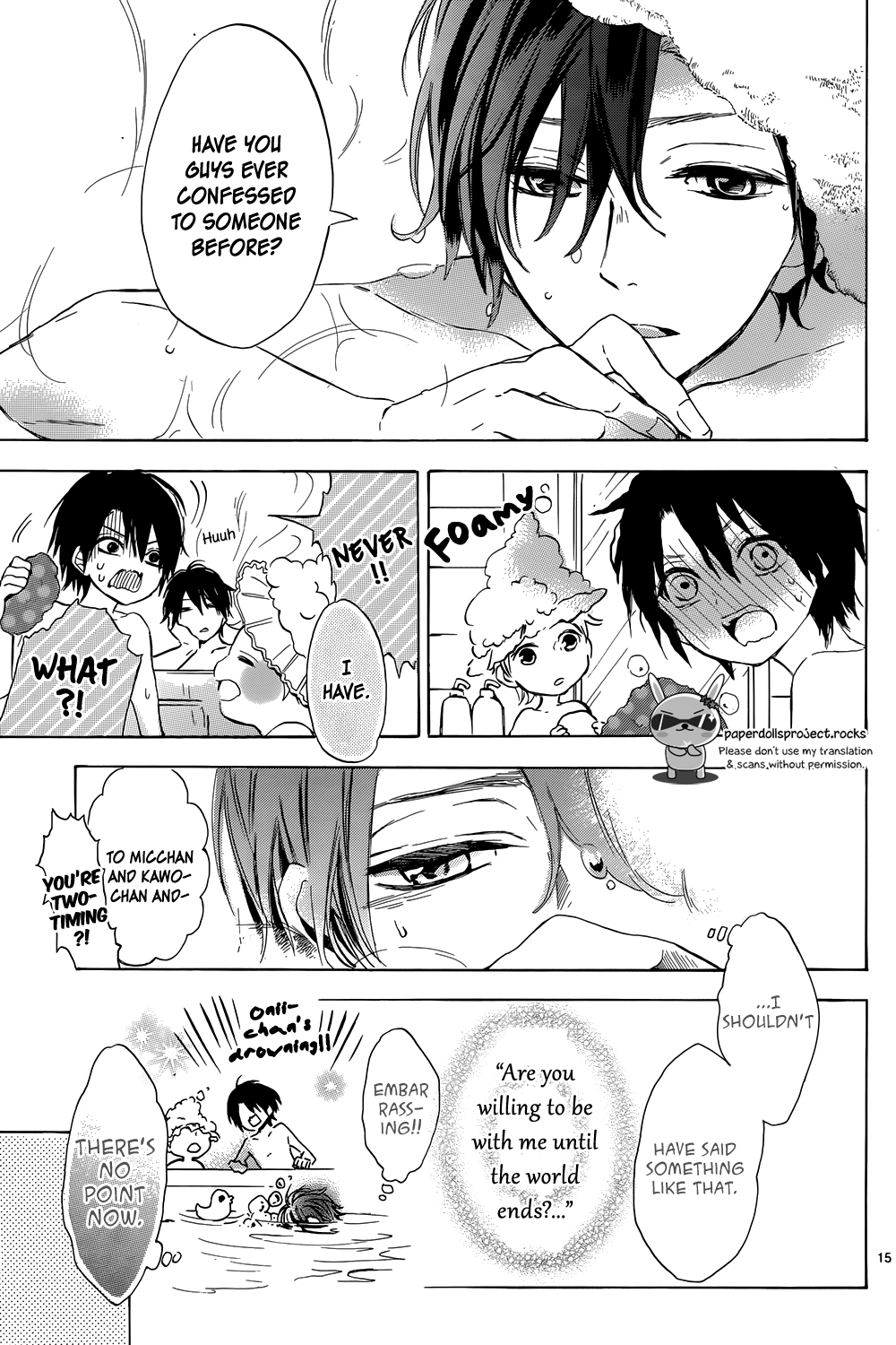 Shinomiya-kun no Sekai ga Owatte mo Chapter 2.2 page 17 - Chapter 2 v2 : The dog is cute and popular?!