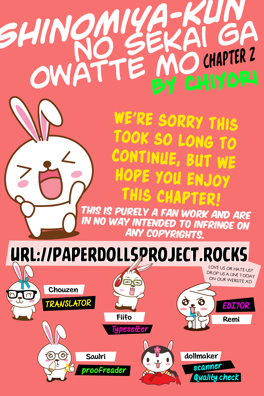 Shinomiya-kun no Sekai ga Owatte mo Chapter 2.2 page 2 - Chapter 2 v2 : The dog is cute and popular?!