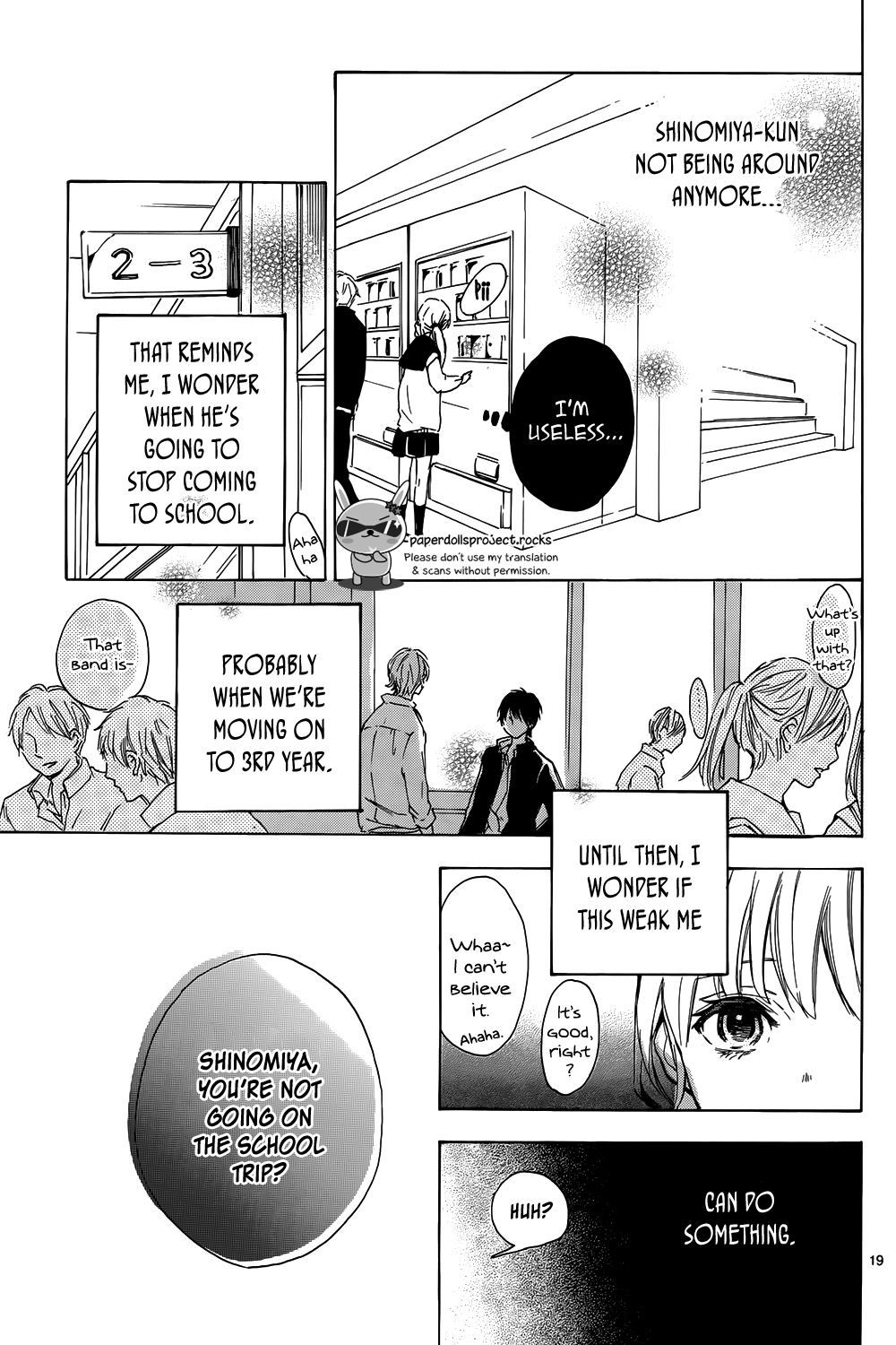 Shinomiya-kun no Sekai ga Owatte mo Chapter 2.2 page 21 - Chapter 2 v2 : The dog is cute and popular?!