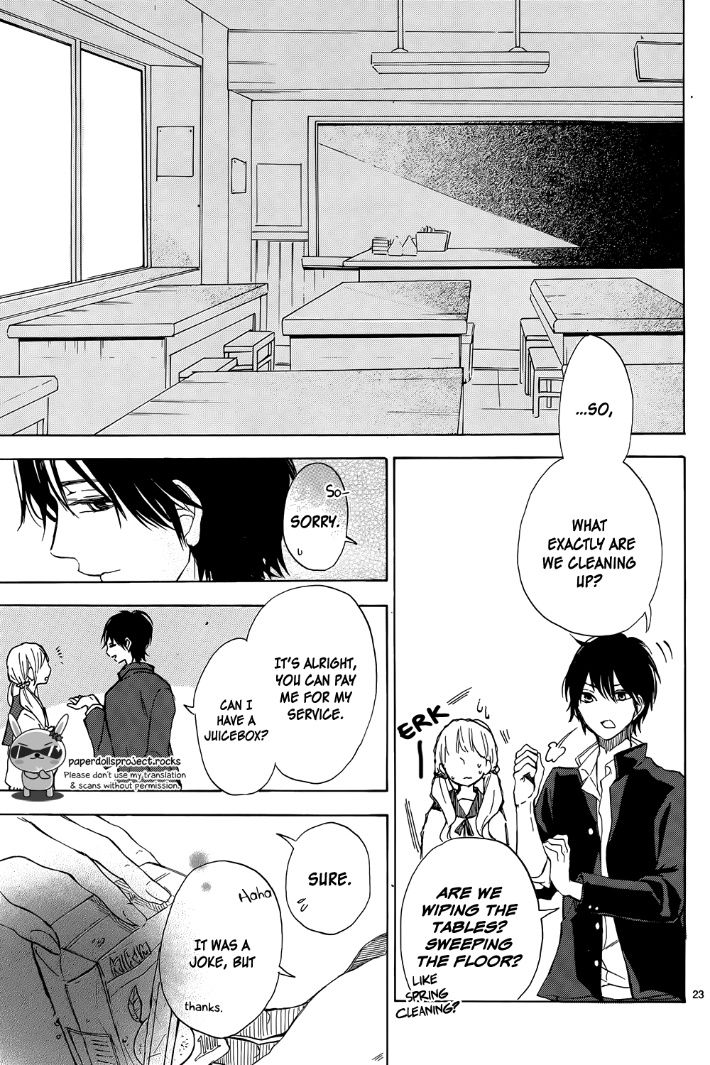 Shinomiya-kun no Sekai ga Owatte mo Chapter 2.2 page 25 - Chapter 2 v2 : The dog is cute and popular?!