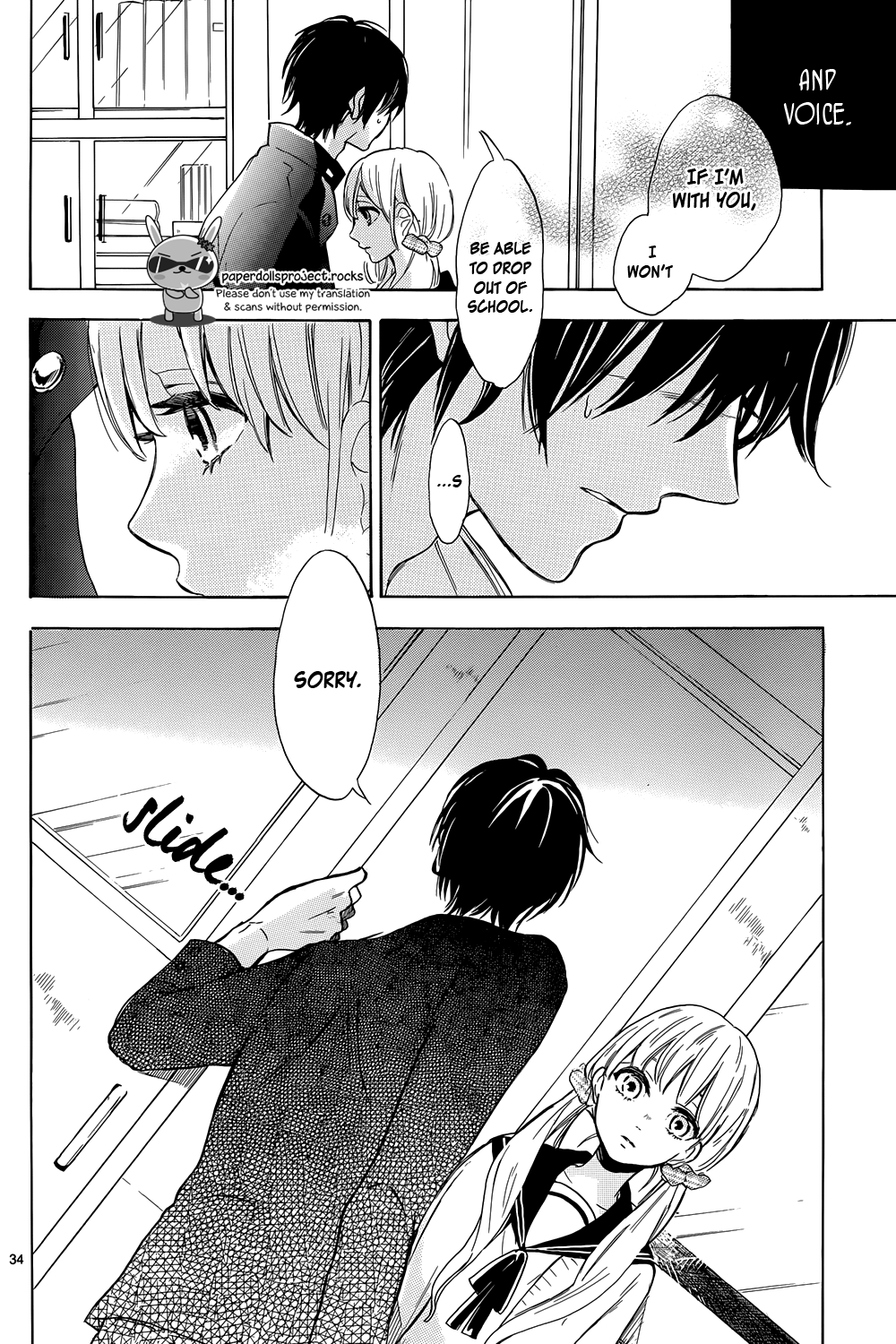 Shinomiya-kun no Sekai ga Owatte mo Chapter 2.2 page 35 - Chapter 2 v2 : The dog is cute and popular?!