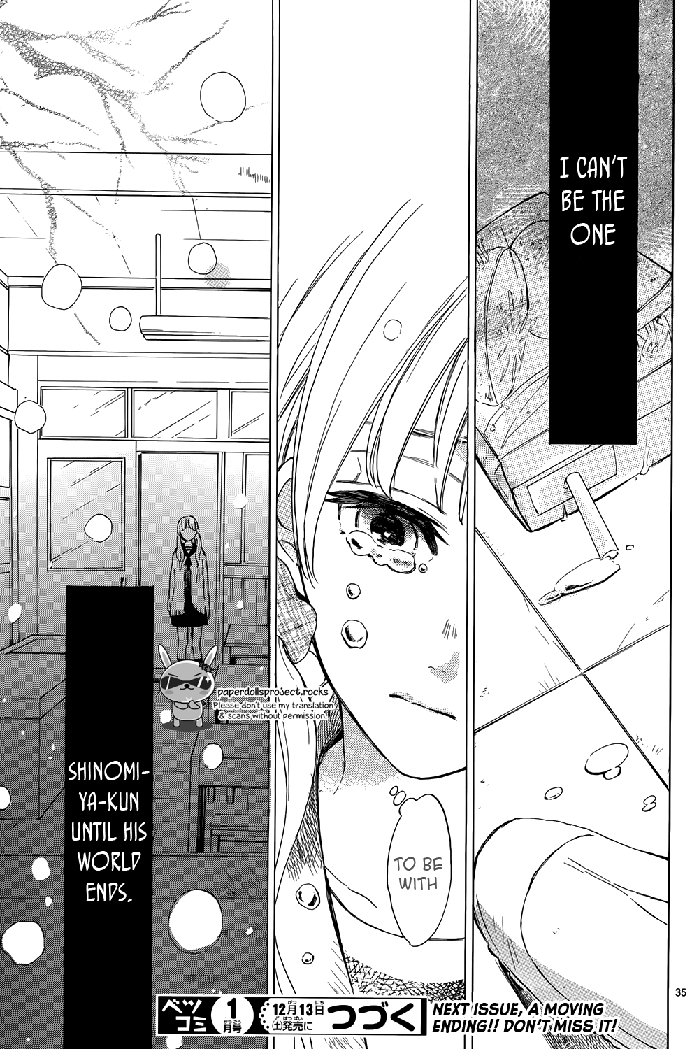 Shinomiya-kun no Sekai ga Owatte mo Chapter 2.2 page 36 - Chapter 2 v2 : The dog is cute and popular?!