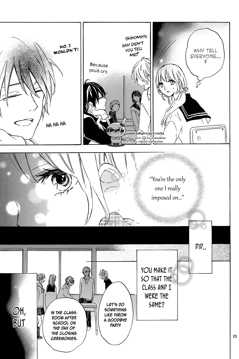 Shinomiya-kun no Sekai ga Owatte mo Chapter 3.2 page 25 - Chapter 3 v2 : The end.