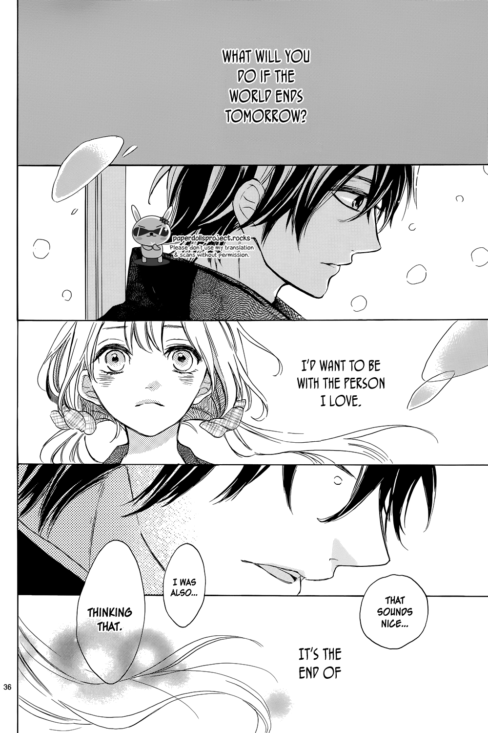 Shinomiya-kun no Sekai ga Owatte mo Chapter 3.2 page 38 - Chapter 3 v2 : The end.