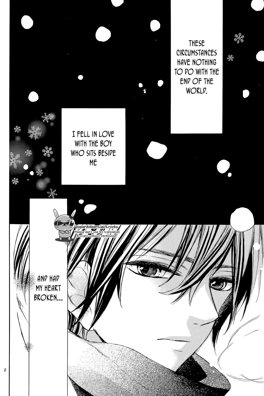 Shinomiya-kun no Sekai ga Owatte mo Chapter 3.2 page 4 - Chapter 3 v2 : The end.