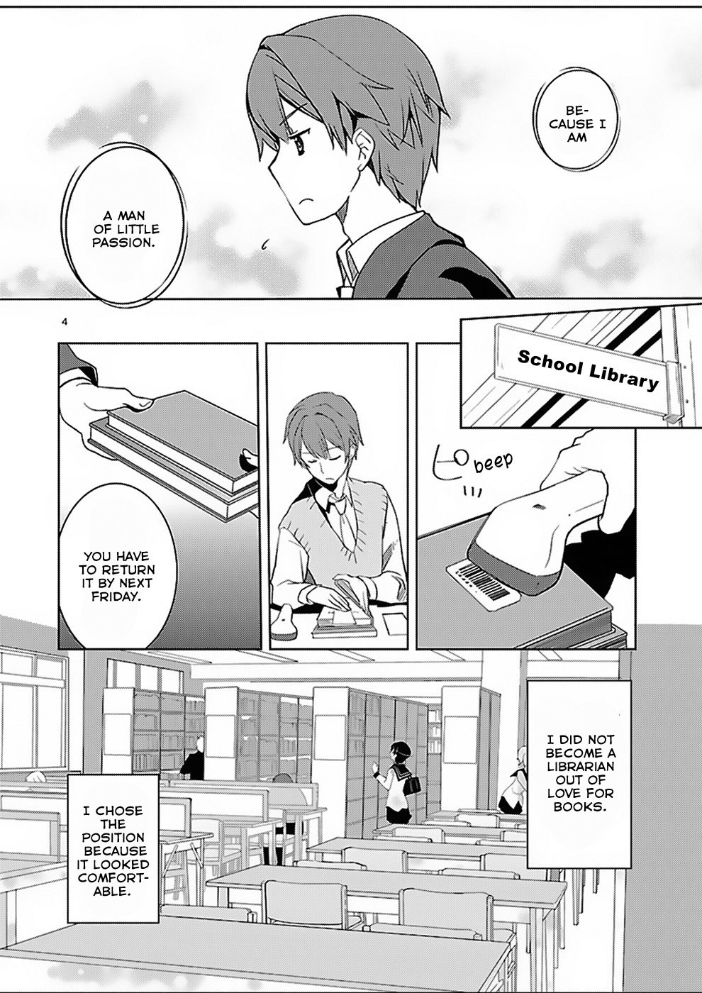 Shinonome Yuuko wa Tanpen Shousetsu o Aishite Iru Chapter 0 page 4 - Chapter 0