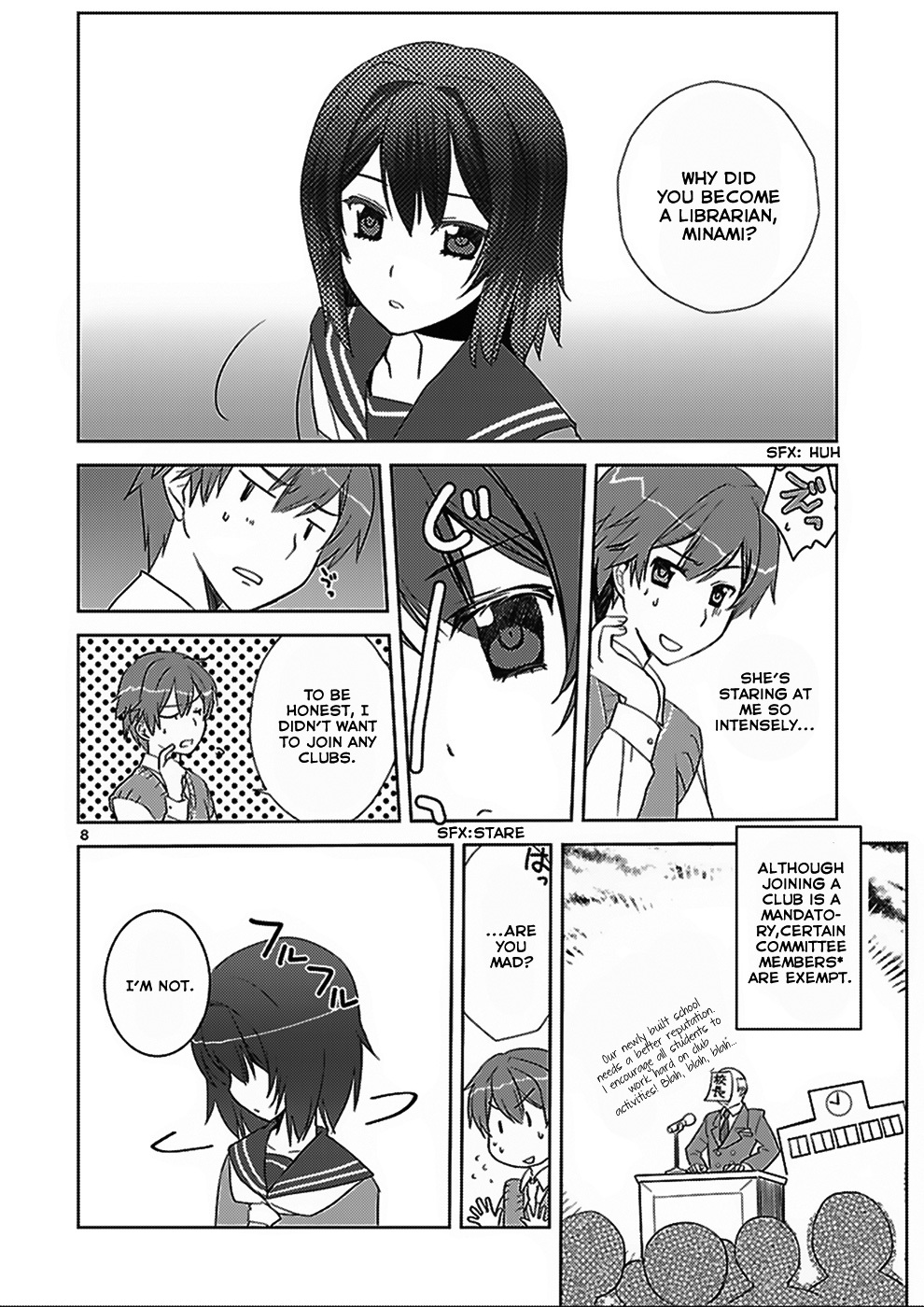Shinonome Yuuko wa Tanpen Shousetsu o Aishite Iru Chapter 0 page 8 - Chapter 0