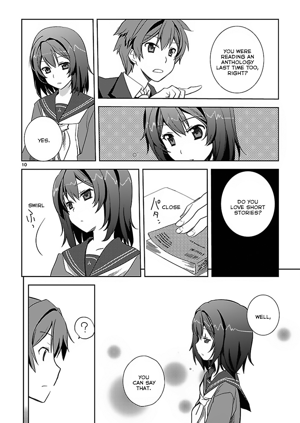 Shinonome Yuuko wa Tanpen Shousetsu o Aishite Iru Chapter 1 page 10 - Chapter 1