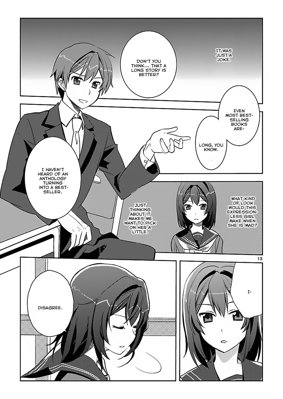 Shinonome Yuuko wa Tanpen Shousetsu o Aishite Iru Chapter 1 page 13 - Chapter 1