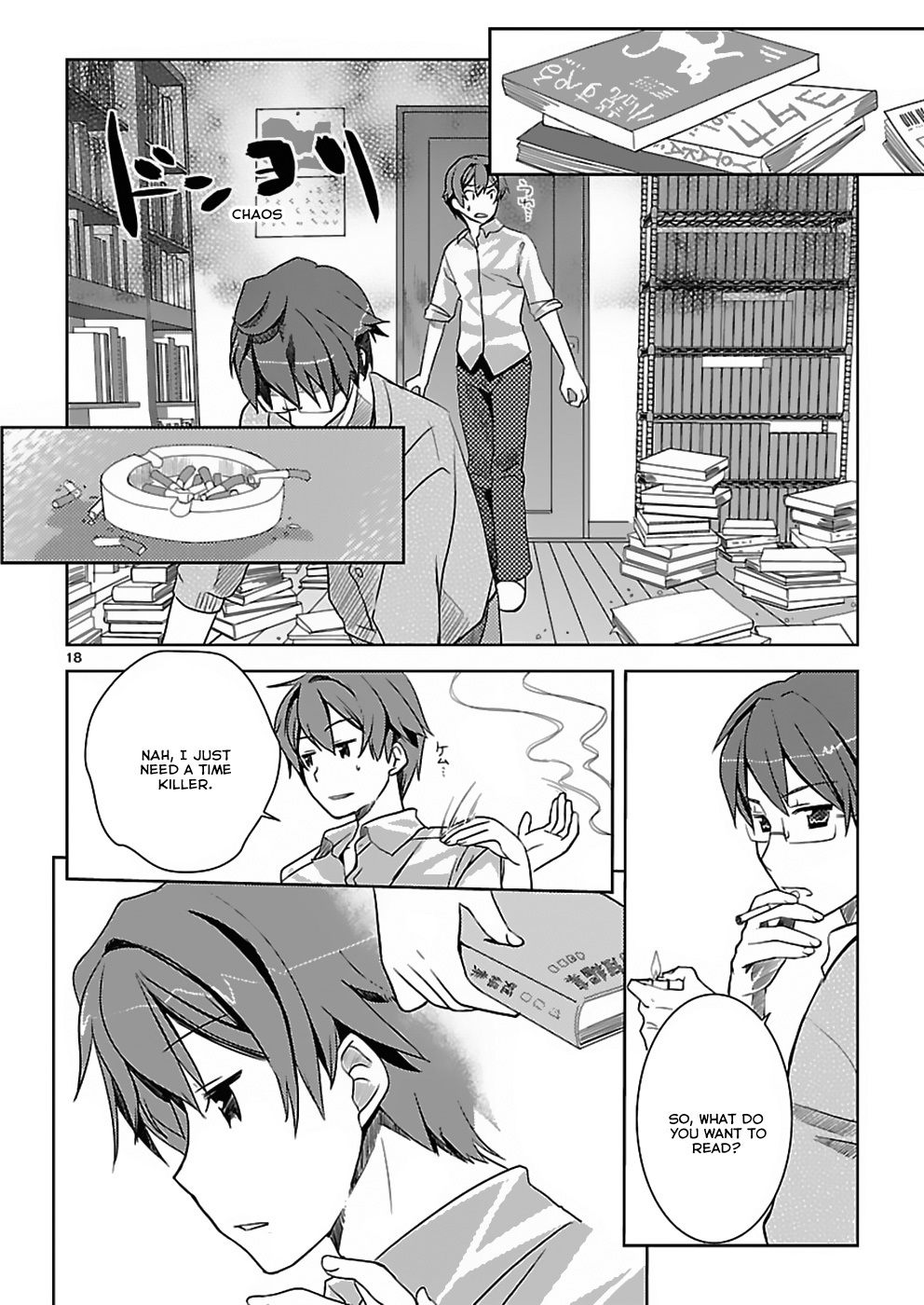 Shinonome Yuuko wa Tanpen Shousetsu o Aishite Iru Chapter 1 page 18 - Chapter 1