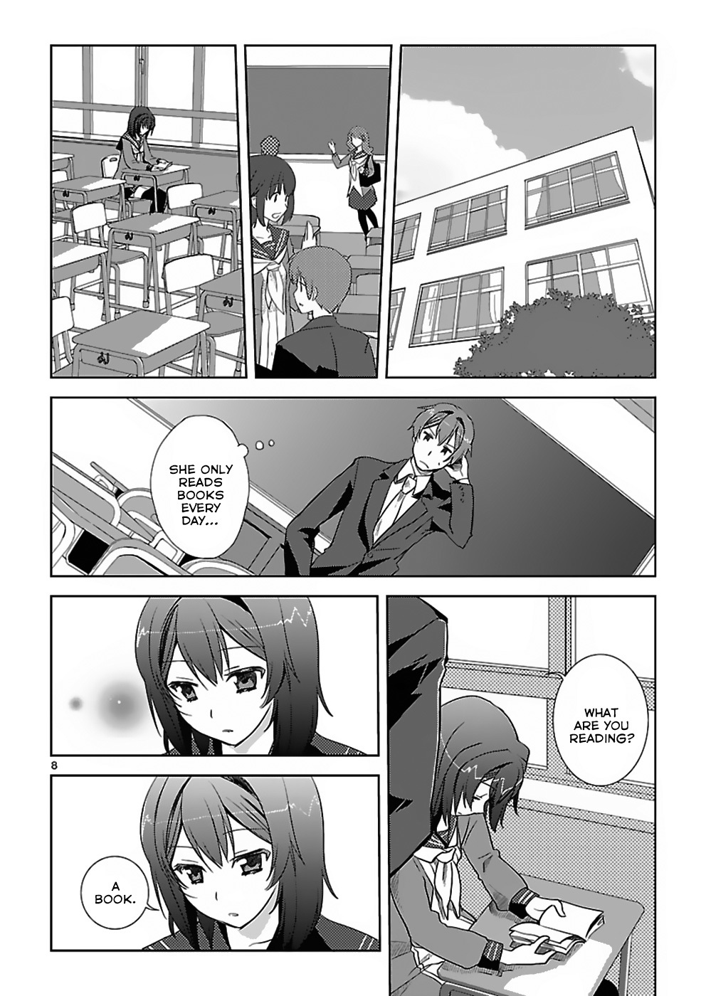 Shinonome Yuuko wa Tanpen Shousetsu o Aishite Iru Chapter 1 page 8 - Chapter 1