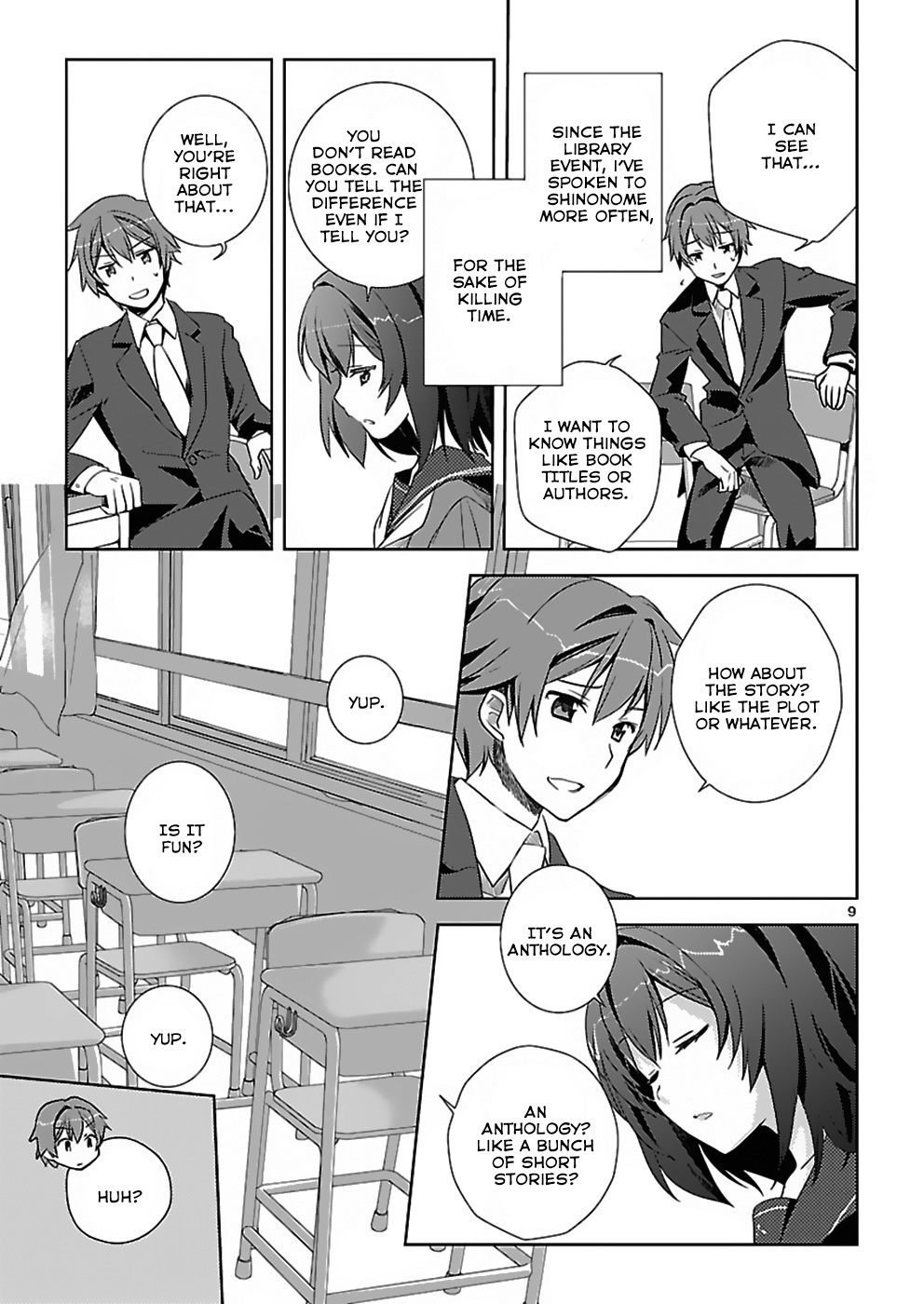 Shinonome Yuuko wa Tanpen Shousetsu o Aishite Iru Chapter 1 page 9 - Chapter 1