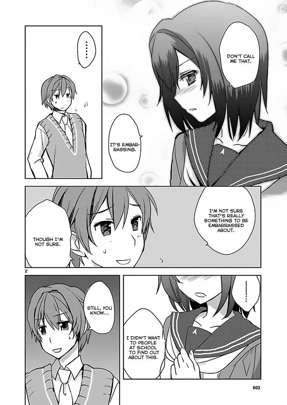 Shinonome Yuuko wa Tanpen Shousetsu o Aishite Iru Chapter 3 page 2 - Chapter 3